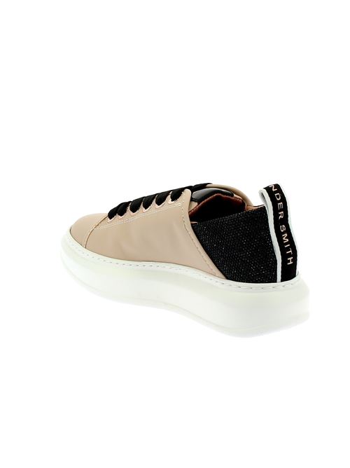 Wembley Woman sneakers da donna in pelle beige ALEXANDER SMITH | E1D26SBKX